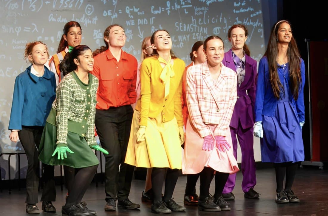 TTW Hidden Figures colourful cast on stage