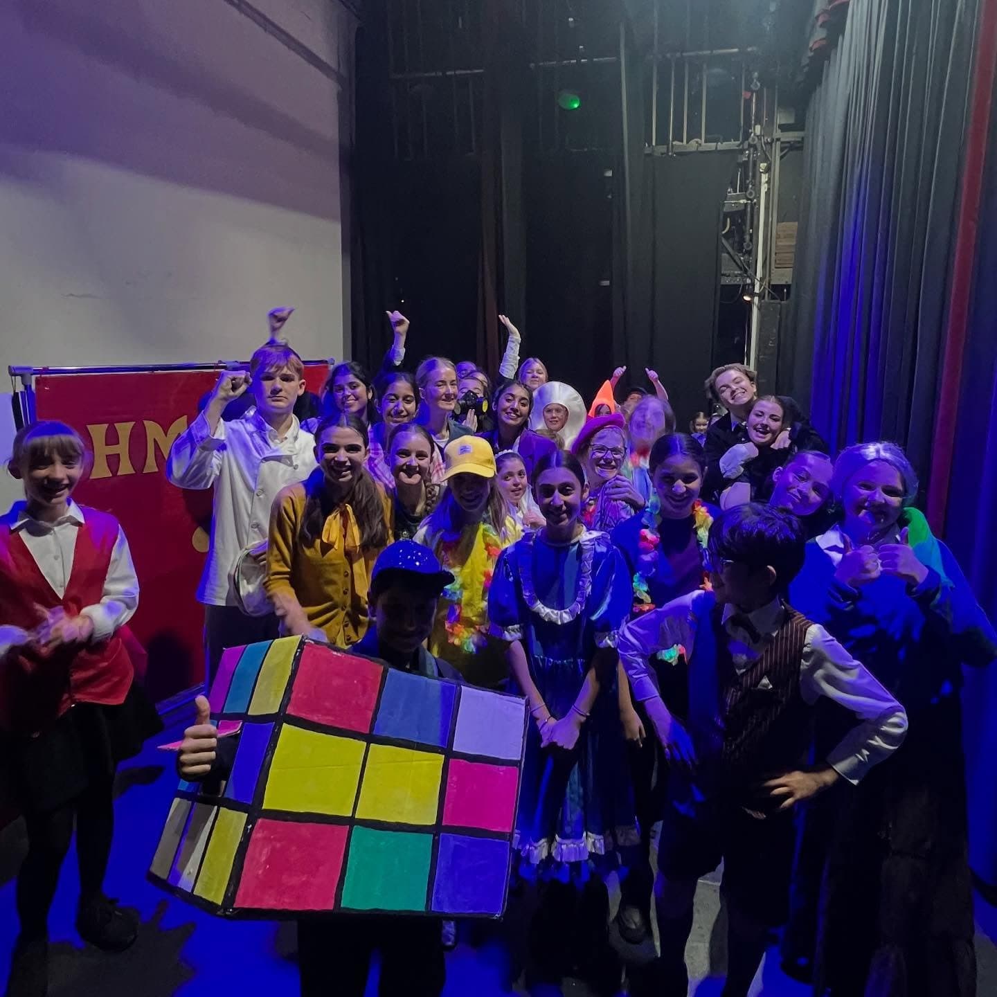 TTW students in colourful costumes